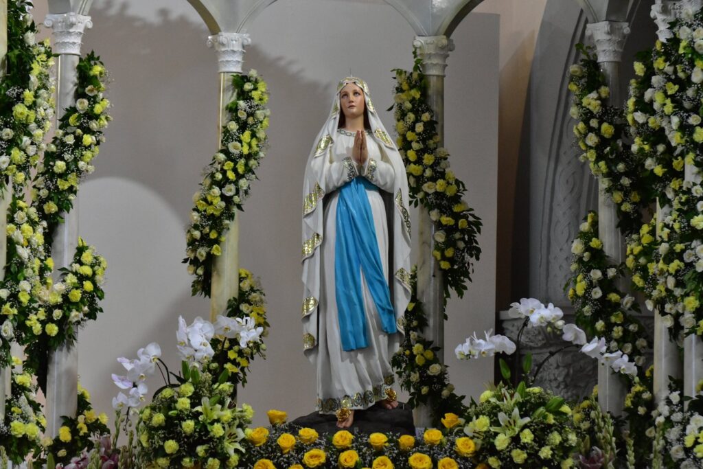 AVE MARIA, OUR LADY OF LOURDES, OUR MOTHER AND QUEEN:THE CANONICAL  CORONATION OF OUR LADY OF LOURDES - The Filipino Capuchins